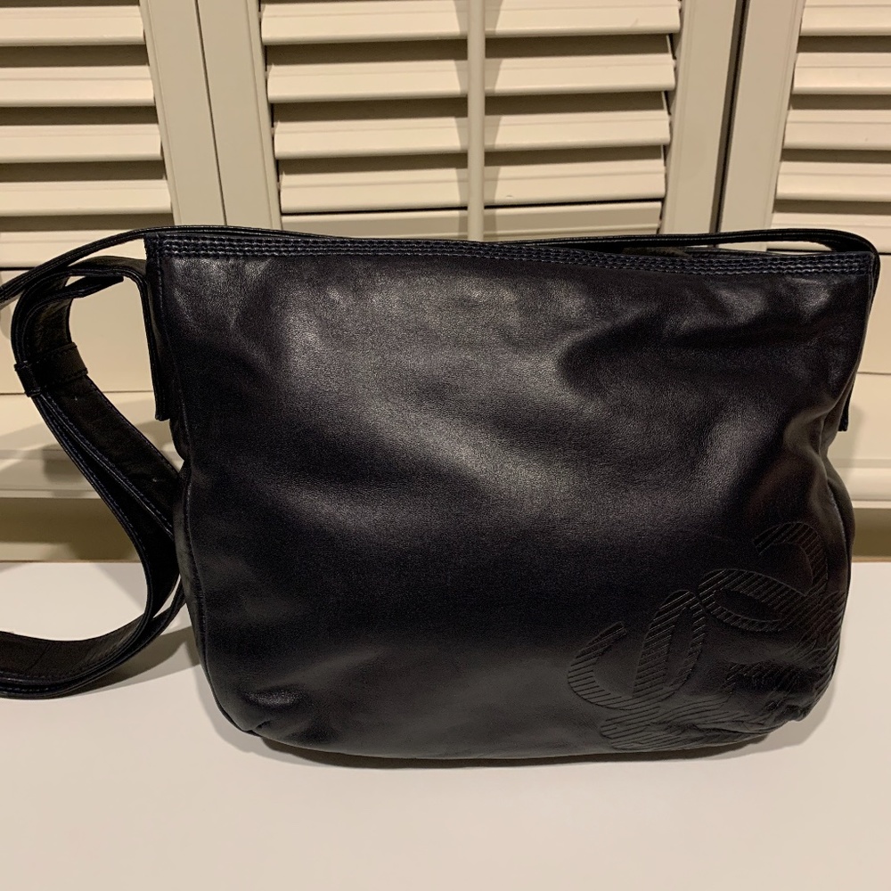 Loewe Black Leather Crossbody Bag